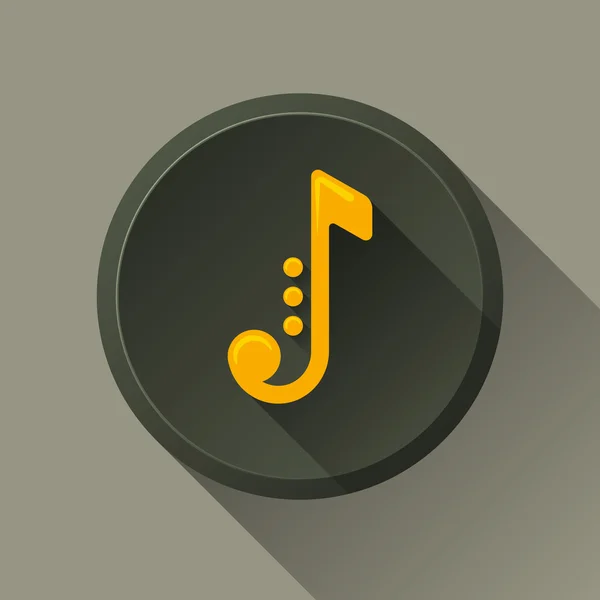 Music note. Jazz Icon Vector. — Stock Vector