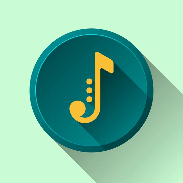 Music note. Jazz Icon Vector. — Stock Vector