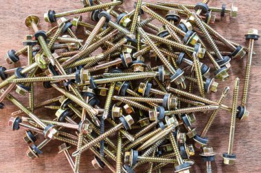 Sac çatı ve teknisyen için vida arka plan