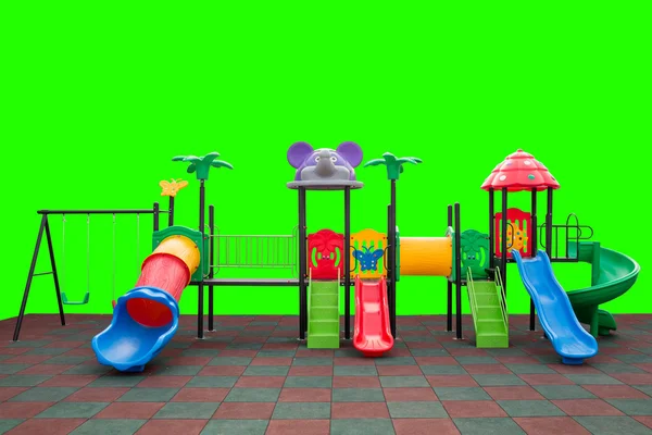 Conjunto De Equipamentos De Playground Para Crianças Jogos Divertidos No  Parque De Diversões. Ilustrações Vetoriais De Brinquedos Para O Jardim De  Infância. Escada De Banco De Balanço De Slide De Gangorra De