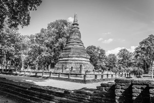 Історичний Парк Кампхаенг Таїланд Пам Ятка Старовинного Чеді Зроблена Древніх — стокове фото