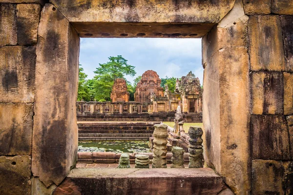 Mueang Tam Taş Sığınağı Tayland Buriram Şehrinde Antik Khmer Döneminde — Stok fotoğraf