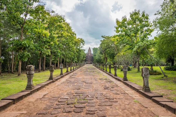 Prasat Hin Phanom Rung Groot Gelegen Een Hoge Berg Het — Stockfoto