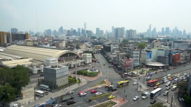 Bangkok Thailand 2018 März Bangkok Bahnhof Oder Hua Lamphong Bahnhof — Stockvideo