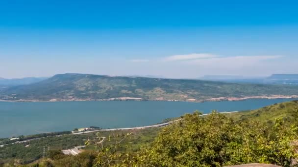 Landschap Van Berg Regen Wolk Timelapse Het Platteland Thailand — Stockvideo