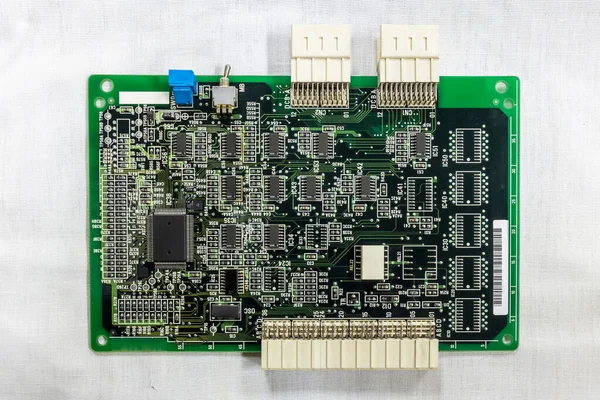 Pbx Pcb Μητρική Πλακέτα Για Τηλέφωνα Και Επικοινωνίες — Φωτογραφία Αρχείου