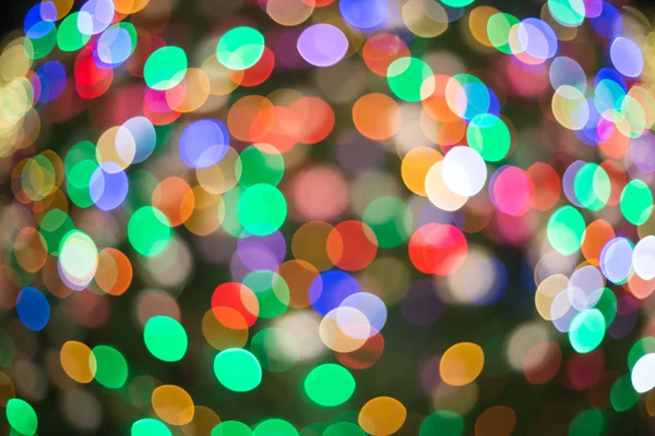 Multi kleur abstracte bokeh achtergrond van Christmaslight — Stockfoto
