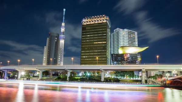 Tokyo, Japan skyline nacht — Stockfoto