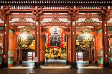 Tokyo - Sensoji-ji, Japonya Asakusa Tapınağı