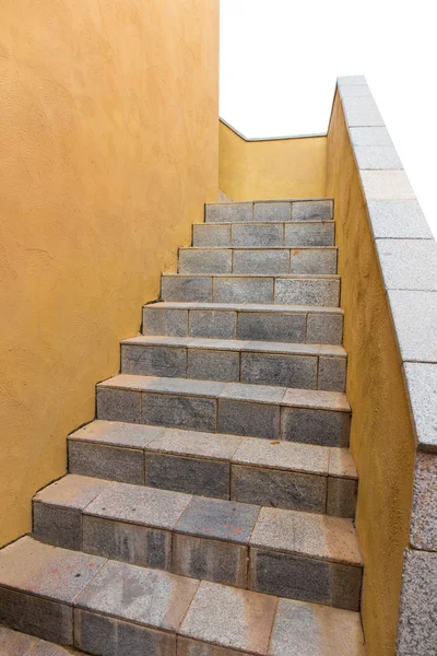 Vintage schodów z orange do domu — Zdjęcie stockowe