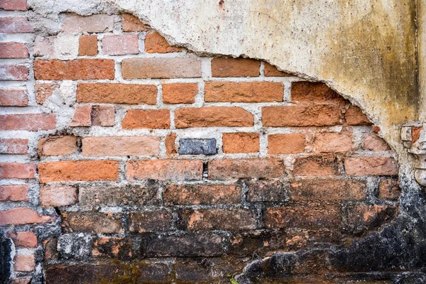 Grietas de pared grunge de la vieja casa — Foto de Stock