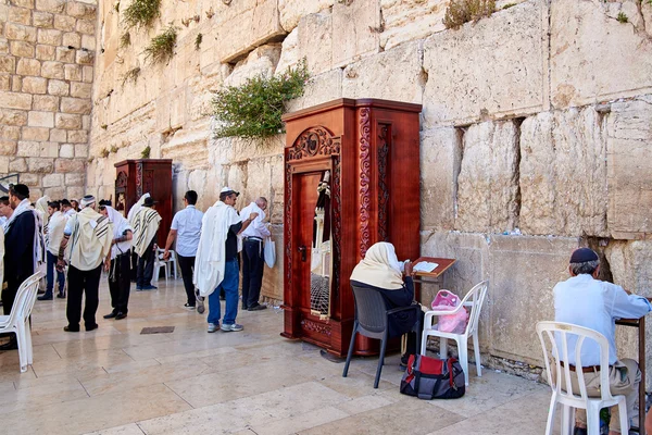 서쪽 벽 Wailing 벽 이라고 또는 Jerusal에 Kotel — 스톡 사진