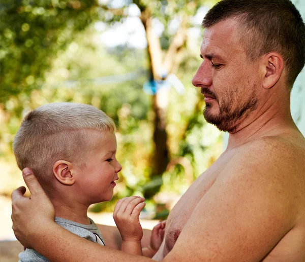 Vater und Sonne — Stockfoto