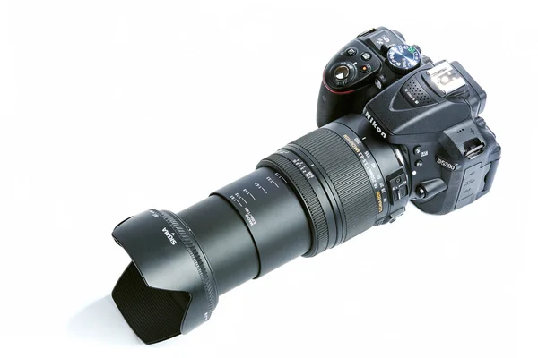Nikon D5300 Dslr φωτογραφική μηχανή με φακό Sigma — Φωτογραφία Αρχείου
