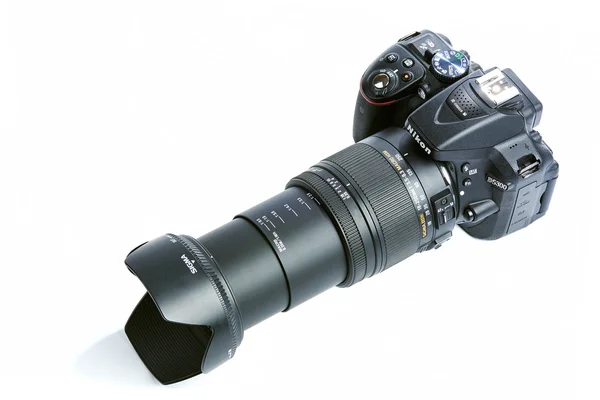 Nikon D5300 DSLR Camera with Sigma Lens Stock Editorial Photo