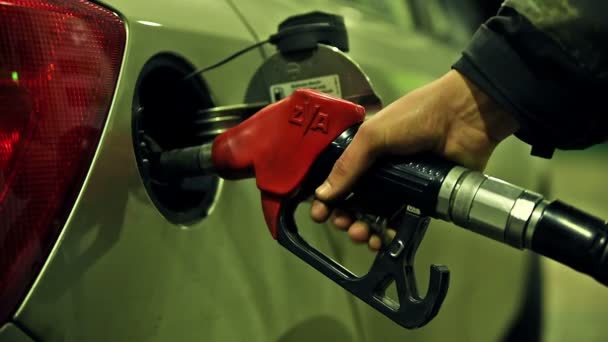 Pompa paliwa gaz benzyna diesel — Wideo stockowe