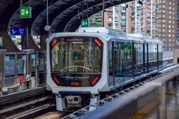 Macao April 2021 Macau Light Rapid Transit Mlrt Taipa Line — Stockfoto