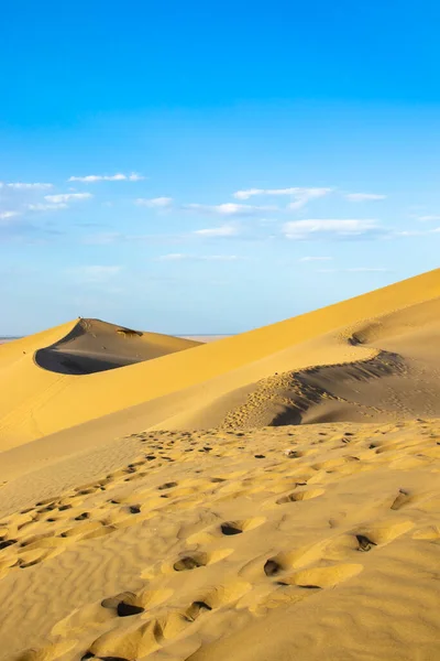 Yueyaquan Scenic Area Mingsha Mountain Dunhuang City Provincie Gansu Čína — Stock fotografie