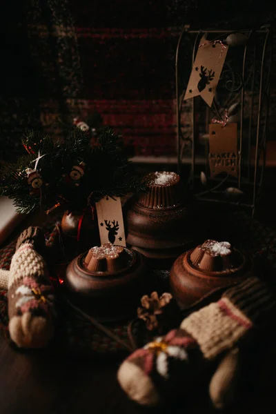 Házi Készítésű Csokoládé Cukorkák Közelsége Jogdíjmentes Stock Képek