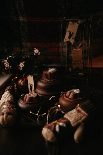 Close Homemade Chocolate Candies Stock Image