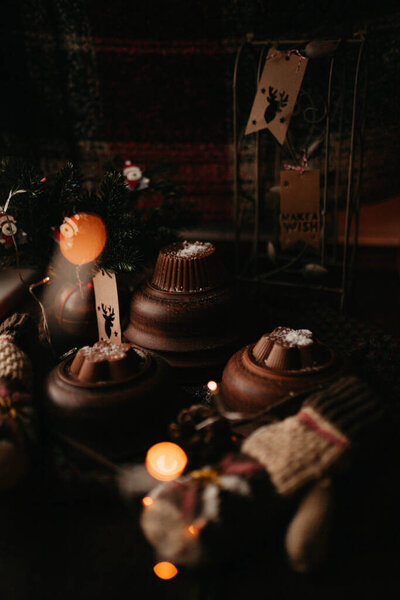 Close Homemade Chocolate Candies Stock Image