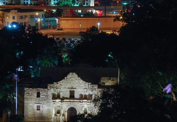 The Alamo at Night — Stock Photo, Image