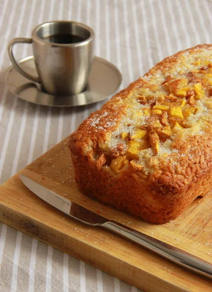 Pan de té de mango con vainilla — Foto de Stock