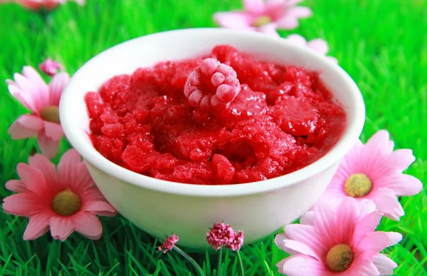 Raspberry sorbet — Stock Photo, Image