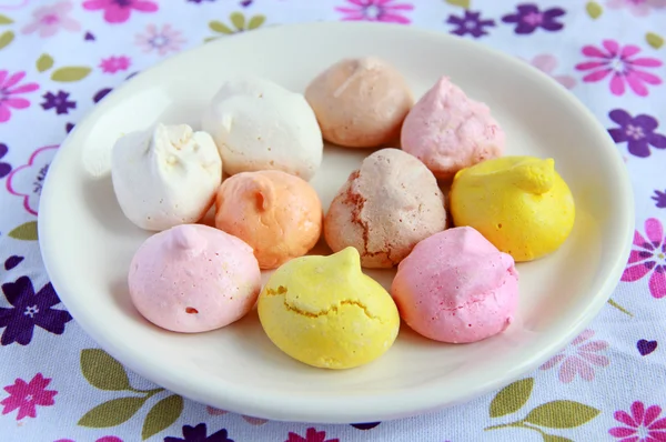 Meringue multicolore — Photo