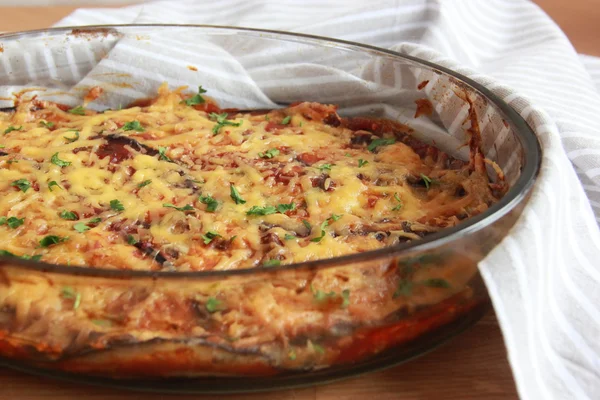 Aubergine Parmigiana — Zdjęcie stockowe