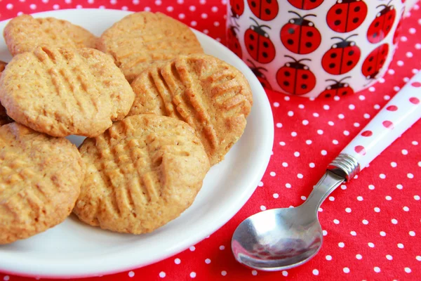 Bolachas de manteiga de amendoim — Fotografia de Stock