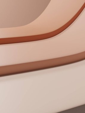 Güzellik, Kozmetik ve Cilt Tonları İçin 3 Boyutlu En Küçük Ürün Hazırlama Arkaplanı.