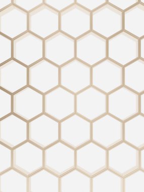 Güzellik, Sağlık, Cilt Bakımı veya Bal Ürünleri için 3D Lüks Ürün Görünümü. Bej, Altın ve Beyaz.