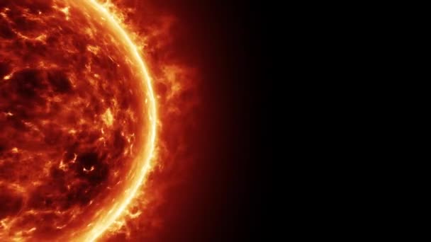 Surface solaire hautement réaliste avec des éruptions solaires 