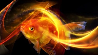 Enerjiyi gevşet. Parlak parçacıklardan oluşan bir akım. Parlak parçacıklardan oluşan bir akım. Işık efektleri hareket ediyor ve soyut tarzda esnek çizgiler çiziyor. kar enerjisi meditasyonu