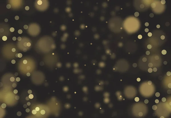 Gold Bokeh Background Christmas Greeting Card — Stock Photo, Image