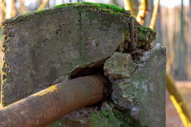 İlgisiz, eski çitler zamanla çöker. Terk edilmiş çitler, kapatılmış çitler, tamir edilmesi gereken çitler.