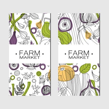 İskandinav tarzında dikey sebze vektör illüstrasyonu seti. Doğrusal grafik. Sebze arka planı. Sağlıklı yiyecekler gri arkaplanda izole edilmiş..