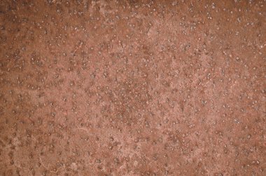 Eski paslı demir plaka