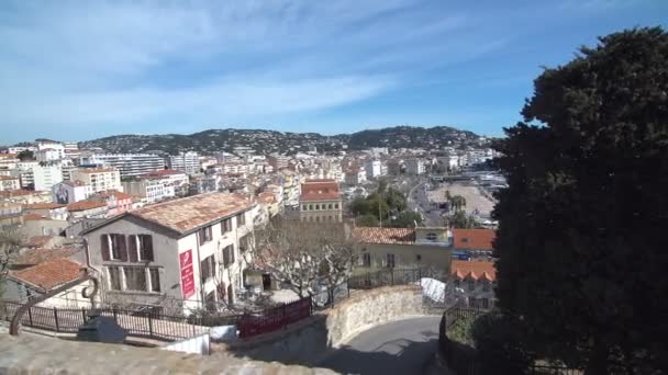 Vista dalla città Cannes — Video Stock