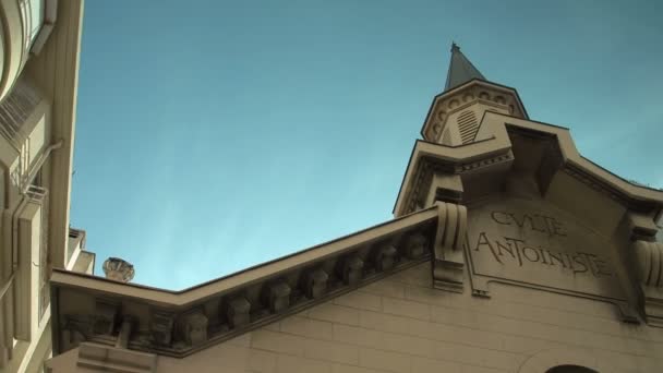 Någon kyrka i Monaco — Stockvideo