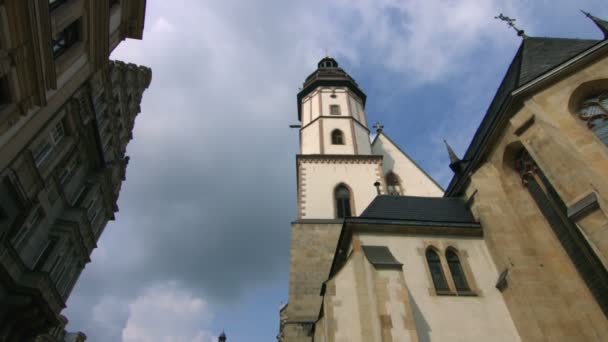 Thomaskirche in Leipzig — Stock Video