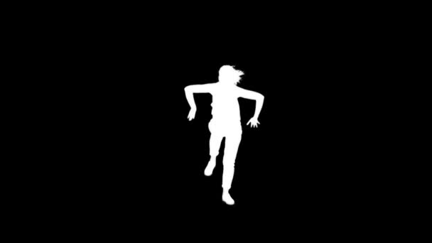 Dançando homem fosco — Vídeo de Stock
