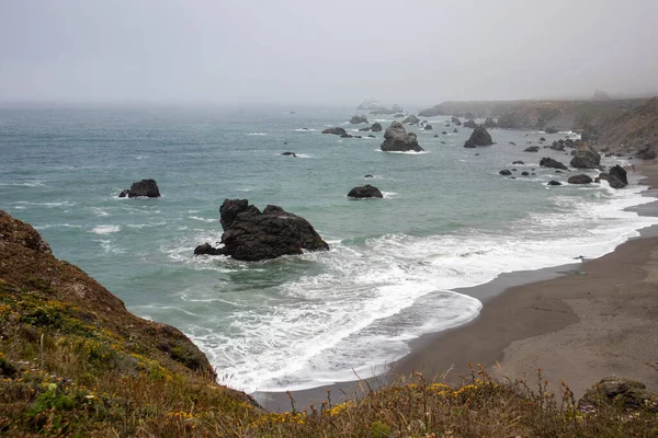 Aussichtsreiche Aufnahme Des Sonoma Coast State Park Bundesstaat Kalifornien — Stockfoto