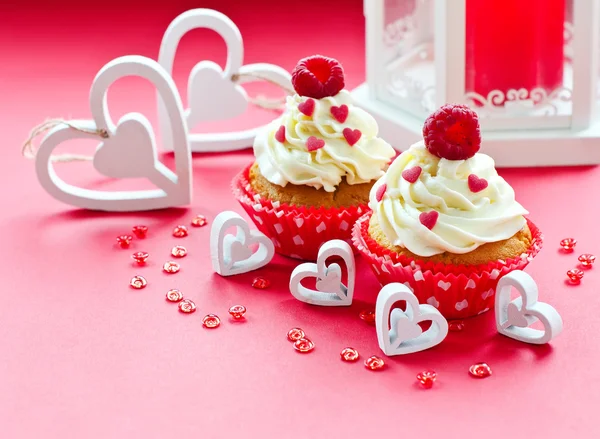 Saint Valentine's dag zoete voedsel — Stockfoto