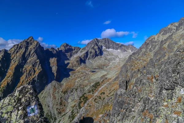 Dağ sırtı yüksek tatras