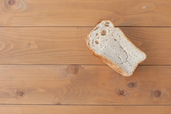 Trockener Brotlaib Auf Dem Tisch Alte Lebensmittel — Stockfoto