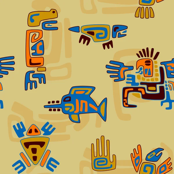 kabile desen ile stilize hayvan ve sembolleri