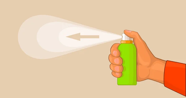 püskürtücü ile el