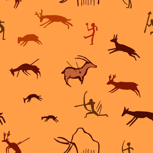 stilize Tarih öncesi görüntü ile Seamless Modeli